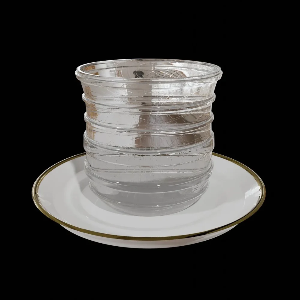 Glass And Saucer