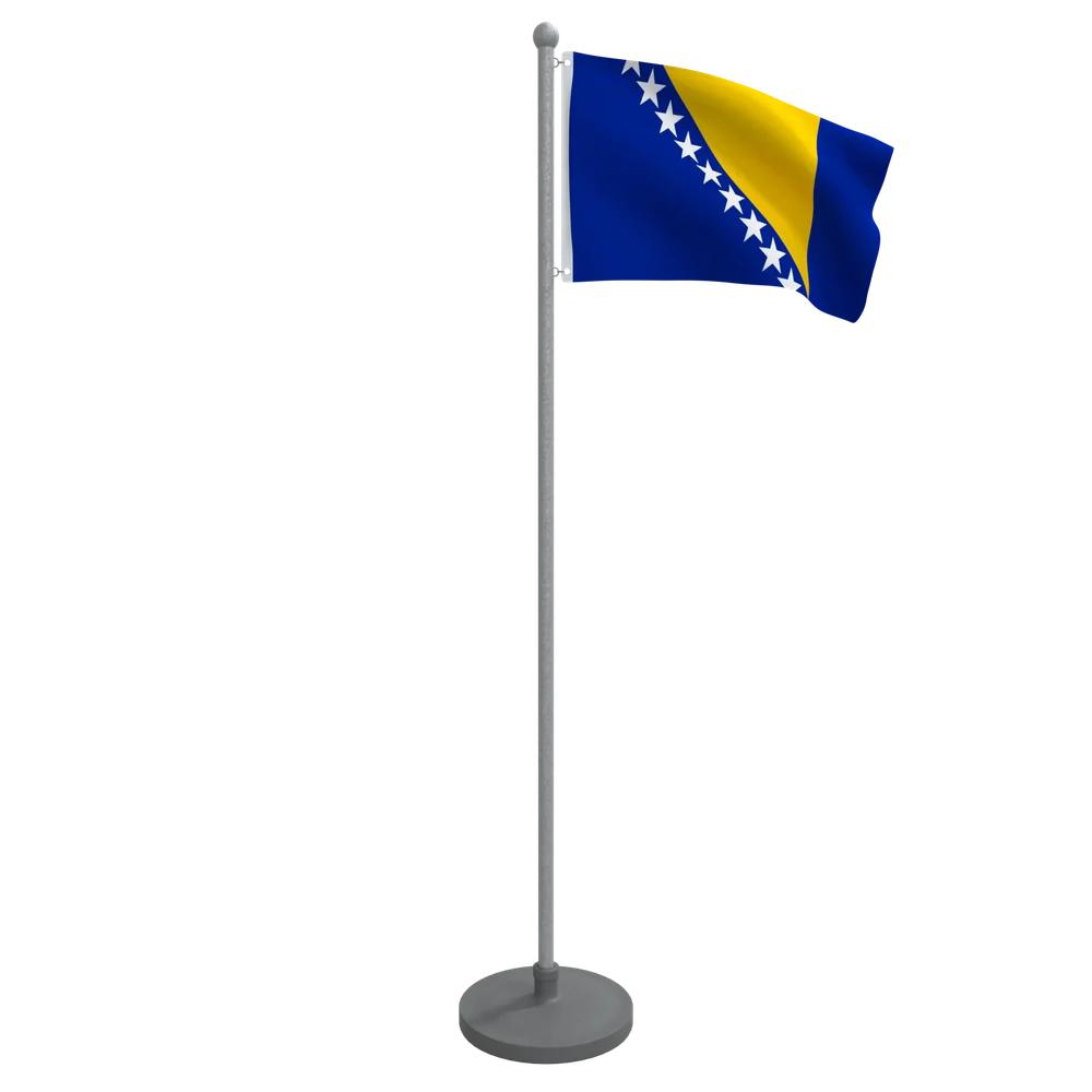 Animated Flag Of Bosnia And Herzegovina