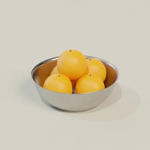 Orange In Bowl