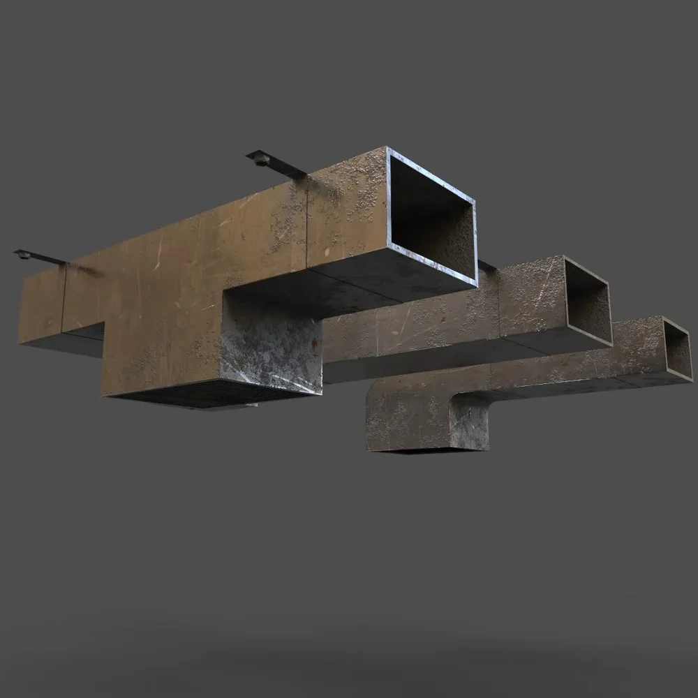 Roof Rusty Air Ducts