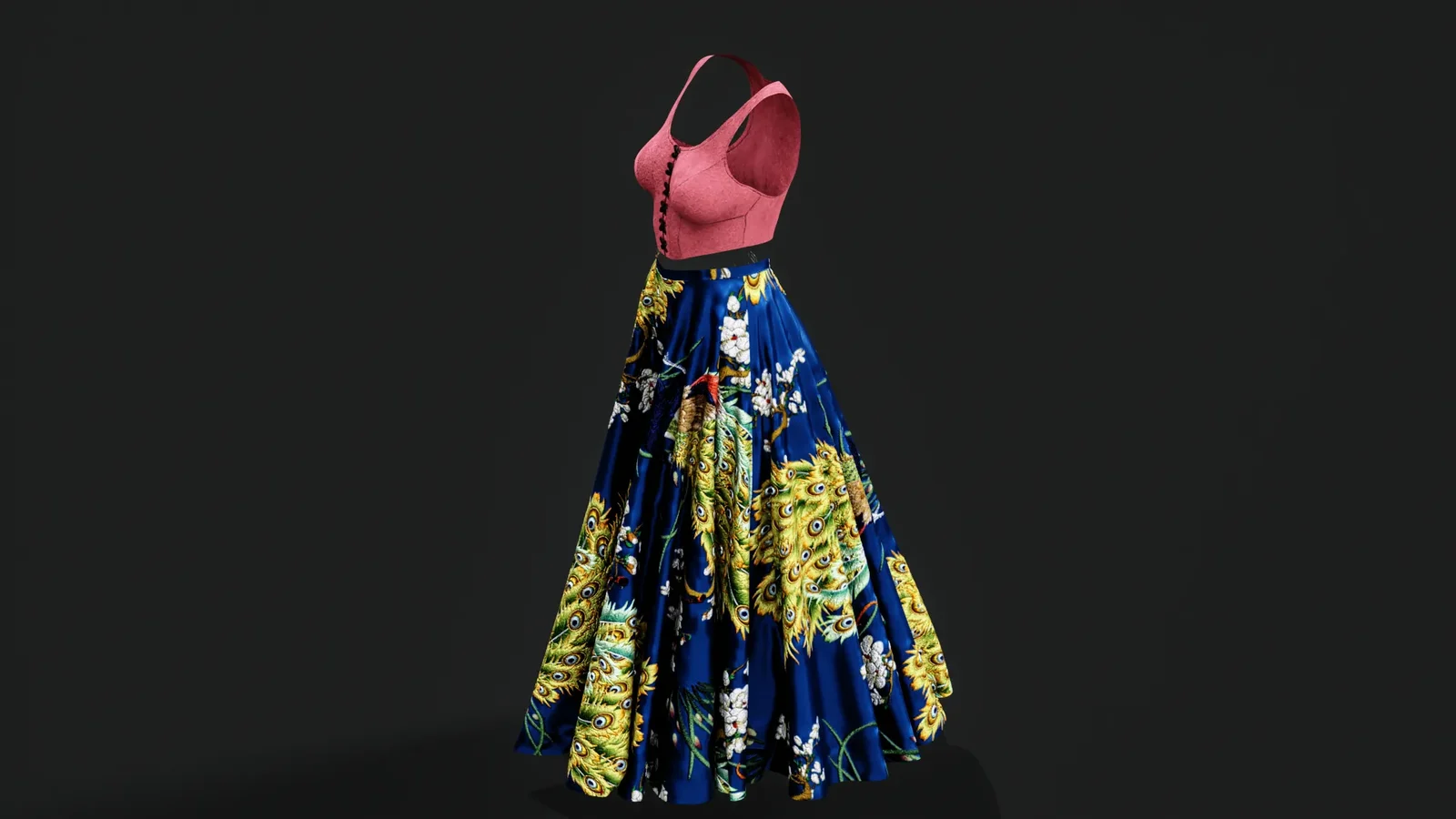 Optimized 3d Dress And Skirt