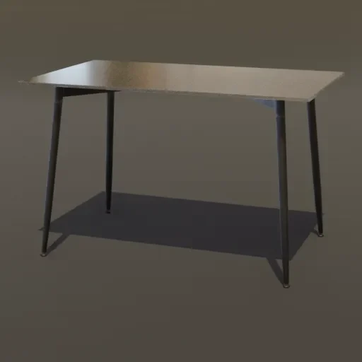 Moden Simple Glass-Top Table