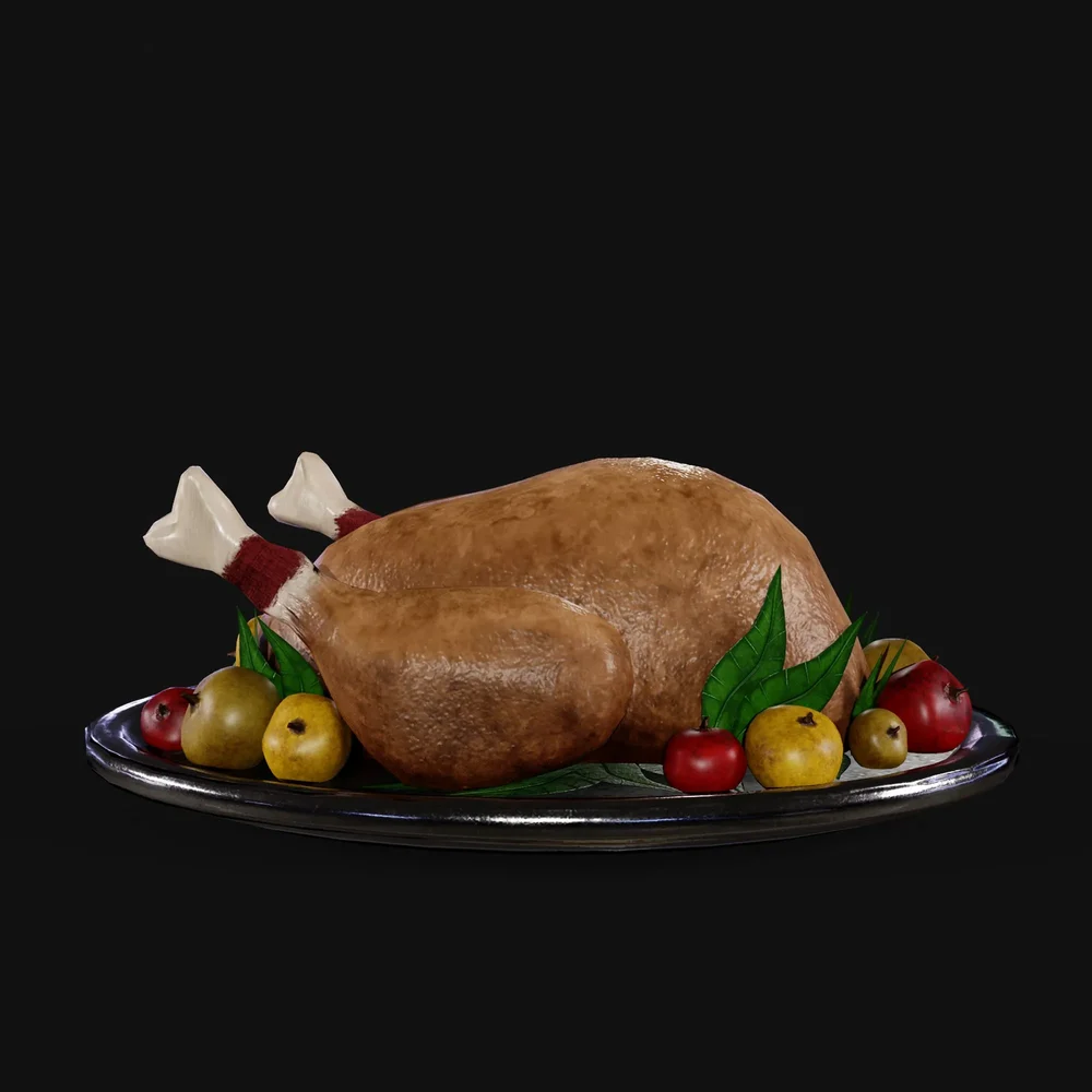 Turkey With Apples