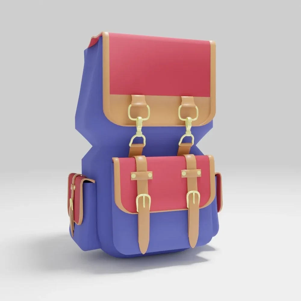 Stylized Camping Backpack