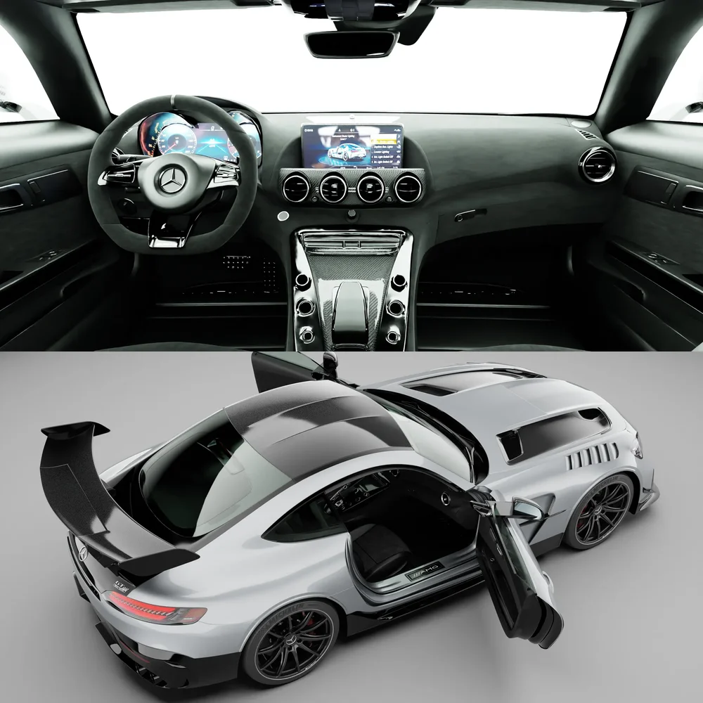 Amg Gt Black Series 2021(Rigged)
