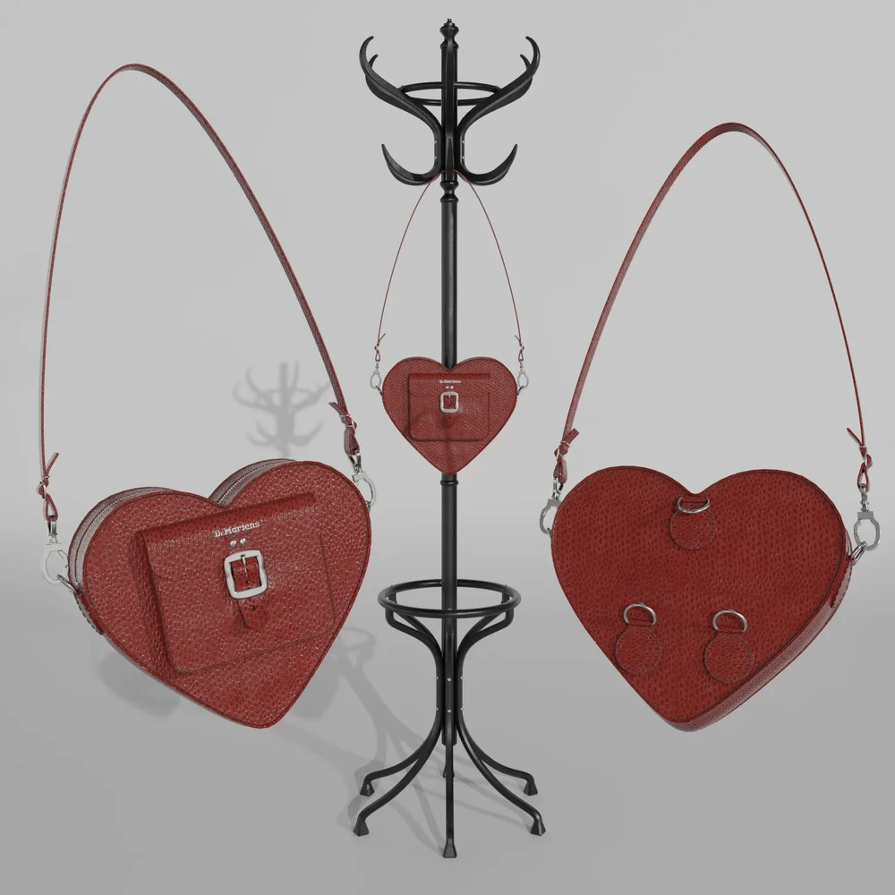 Dr. Martens Heart Bag Dotted Texture