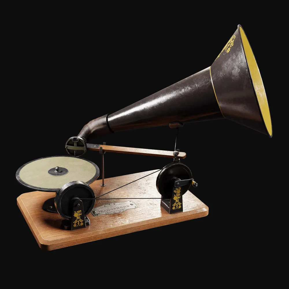 1890s Manual Gramophone