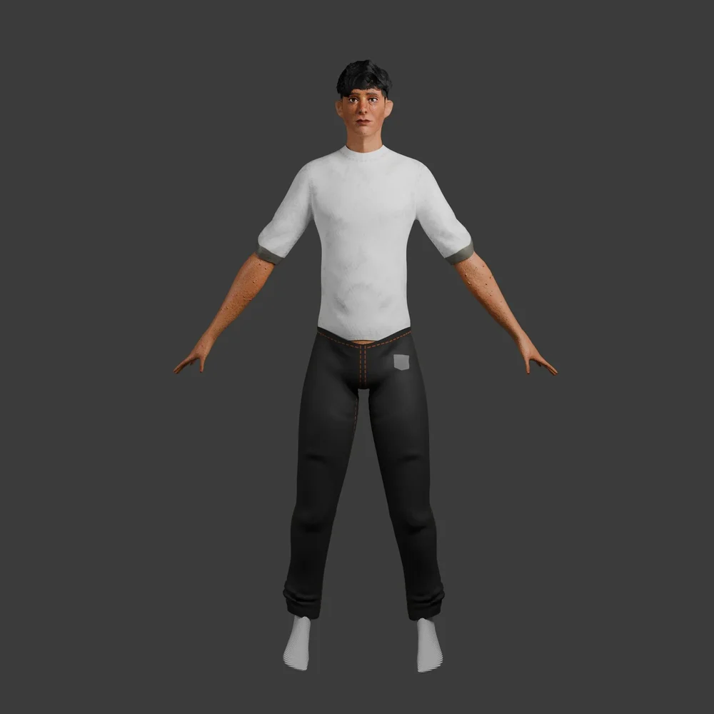 Stylized Male Fullbody Rigged