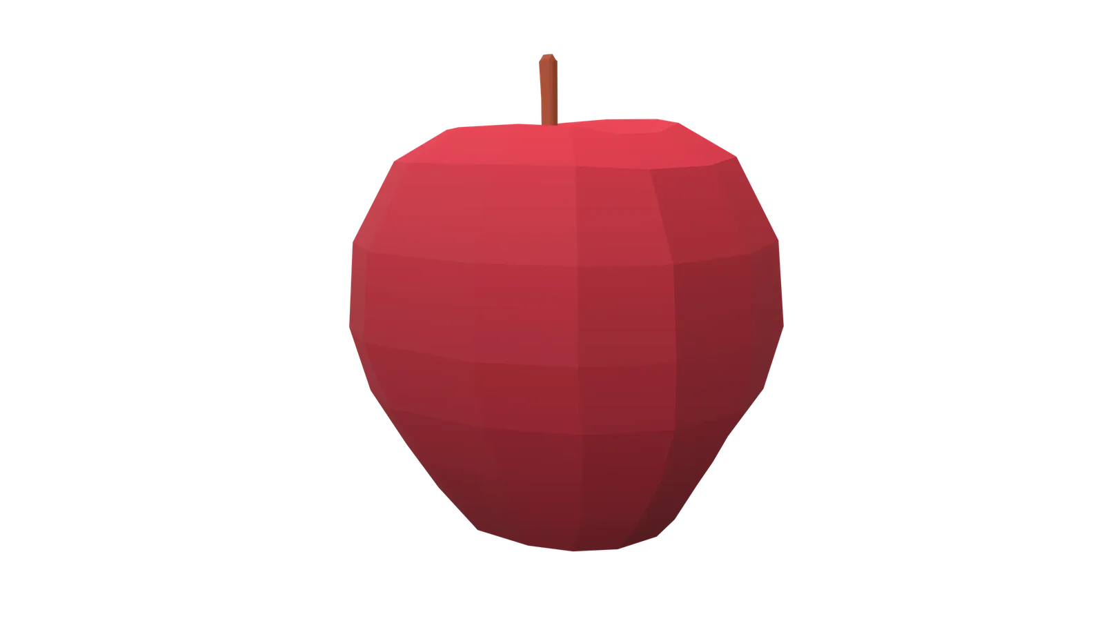 Low Poly Apple