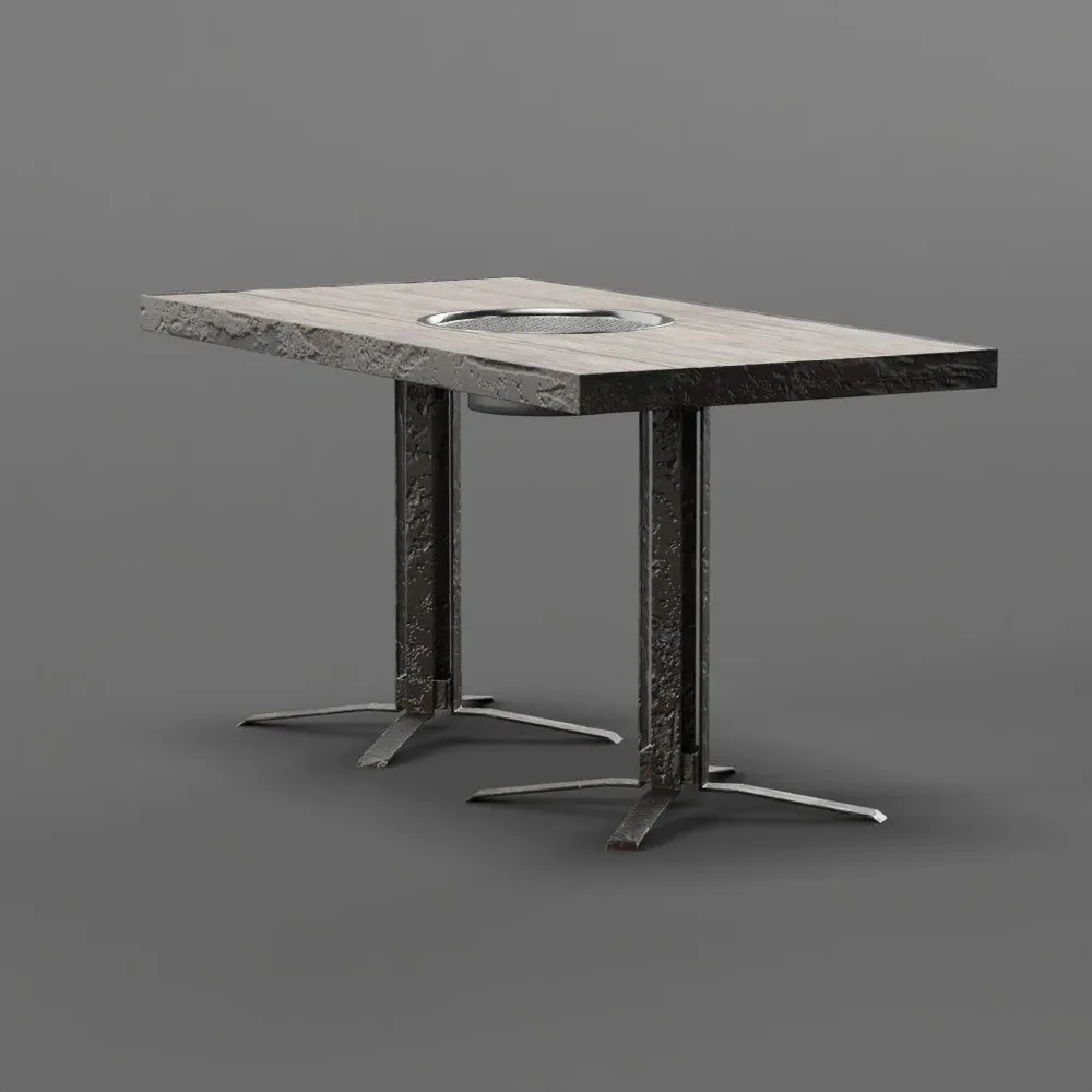Wooden Table Grill