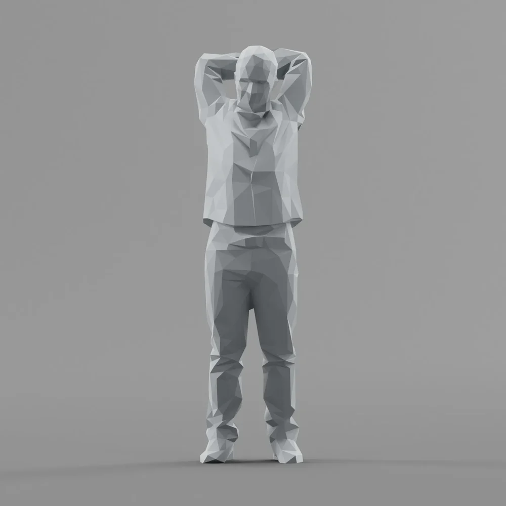Lowpoly Male Standing