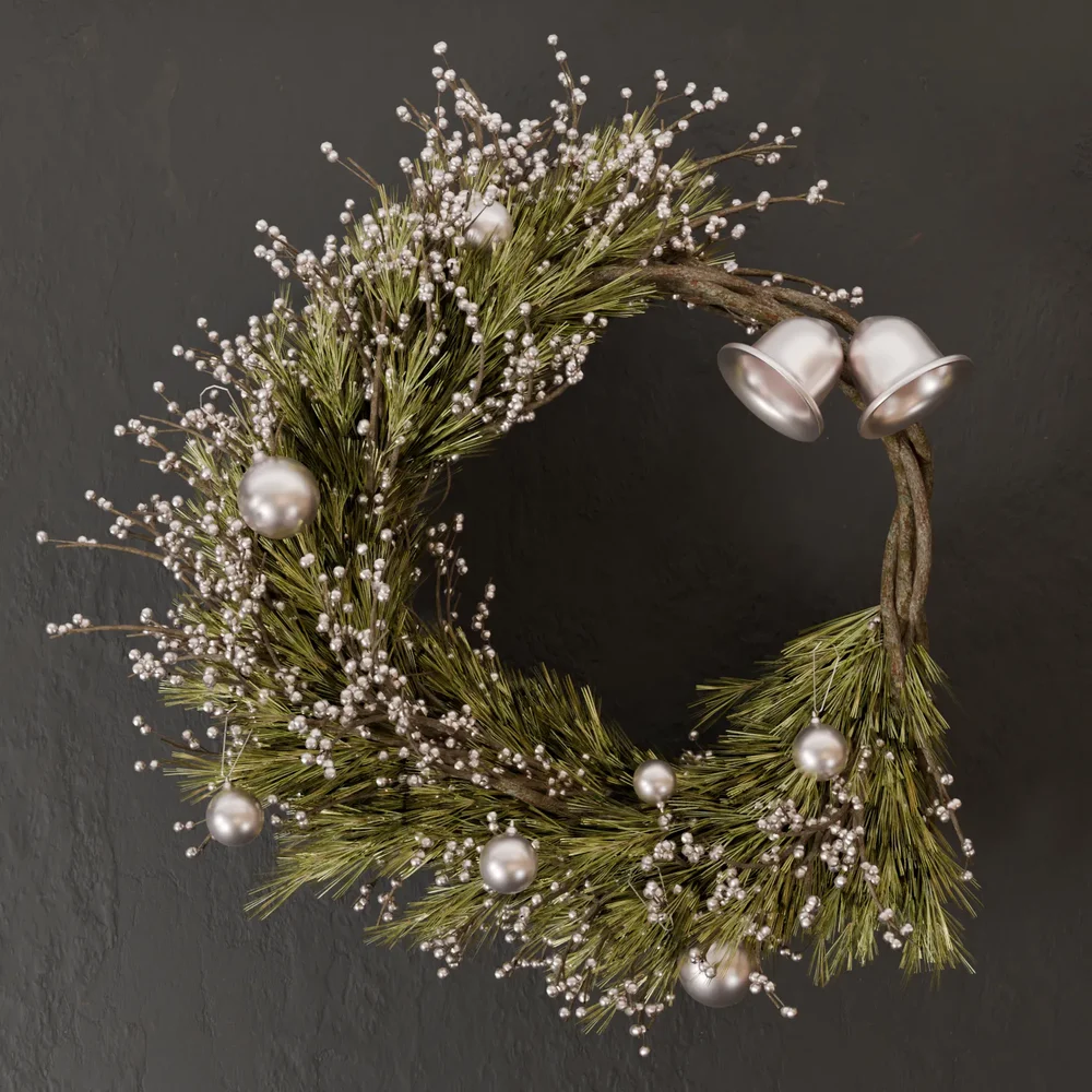Sj-Wreath White Bell