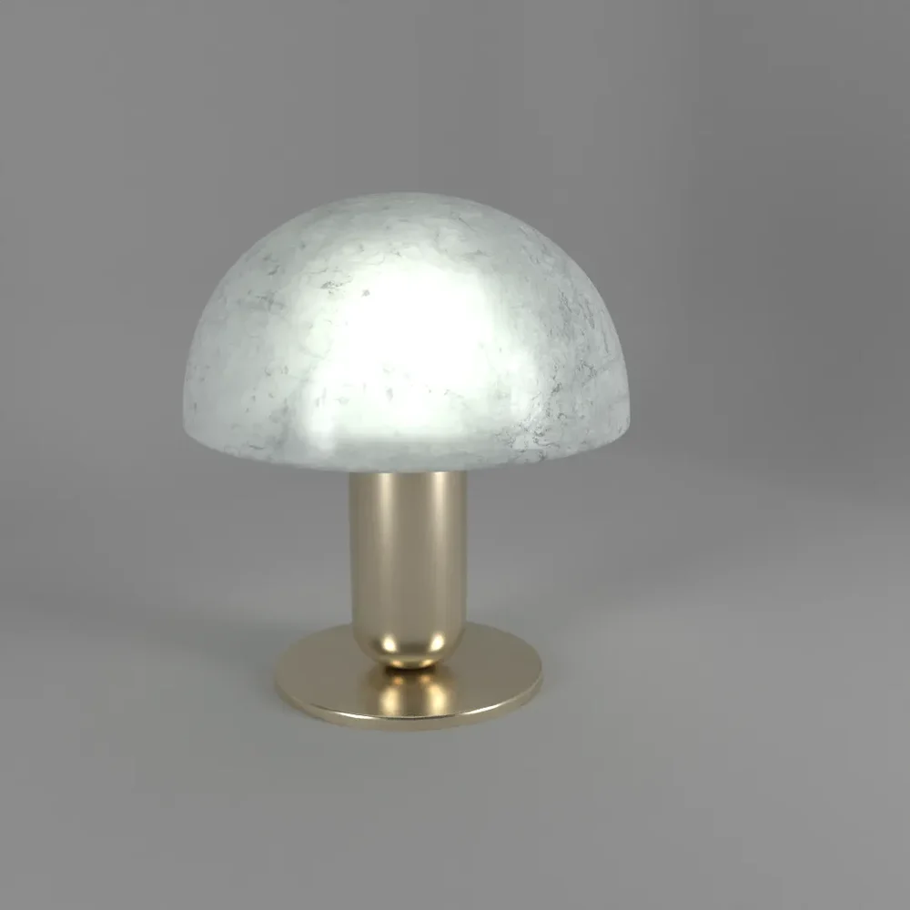 Table Lamp Marble Dome Modern