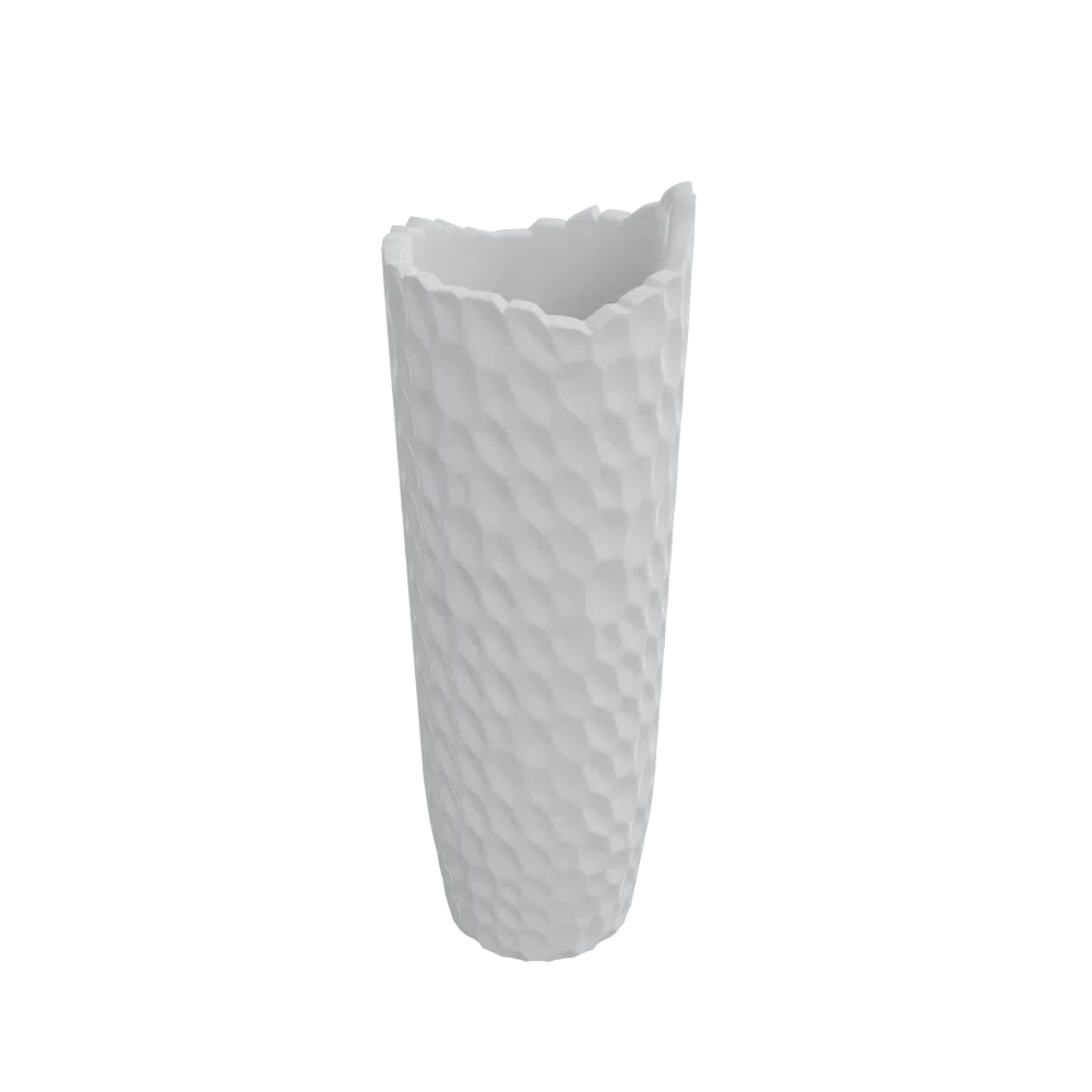 White Ceramic Decorative Vases 04