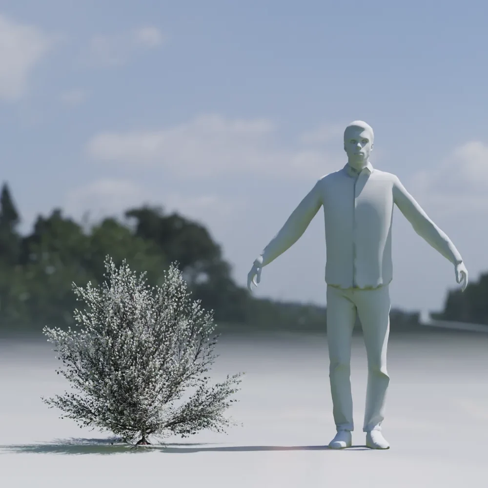 Shurb Flower Lowpoly Animated