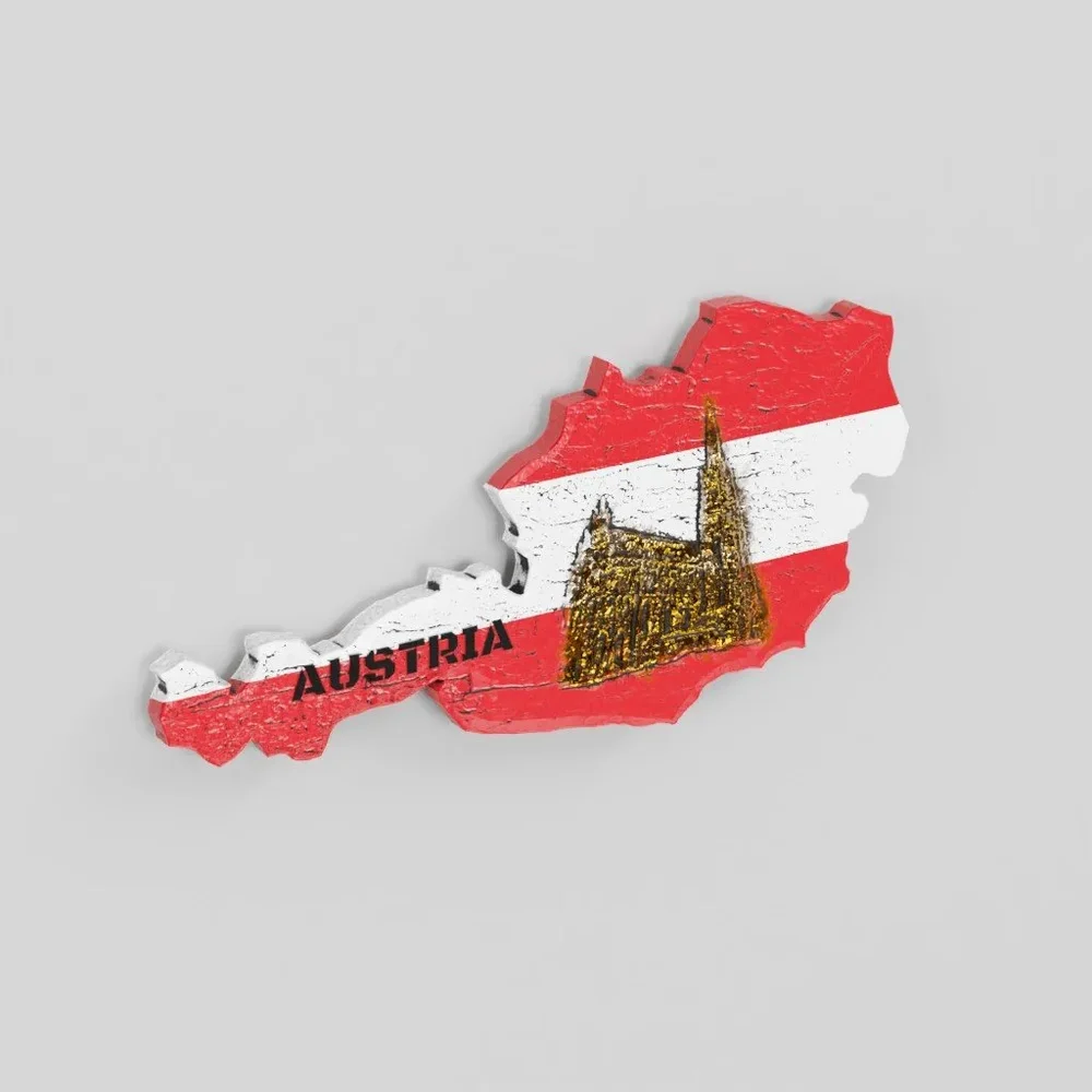 Refrigerator Magnet Austria