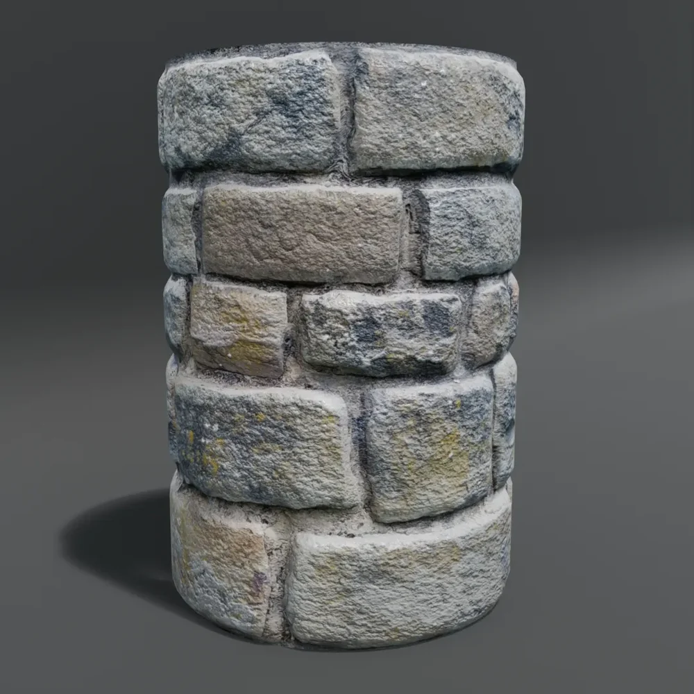 Stone Cylinder Post Pillar Blocks