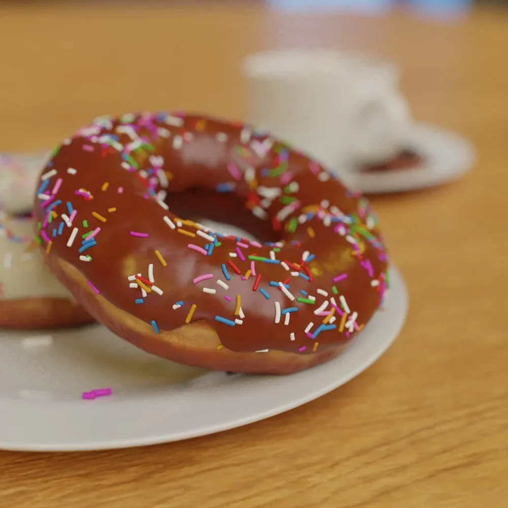 Donuts On A Plate