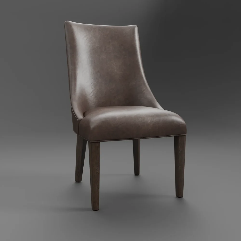 Ella Leather Side Chair