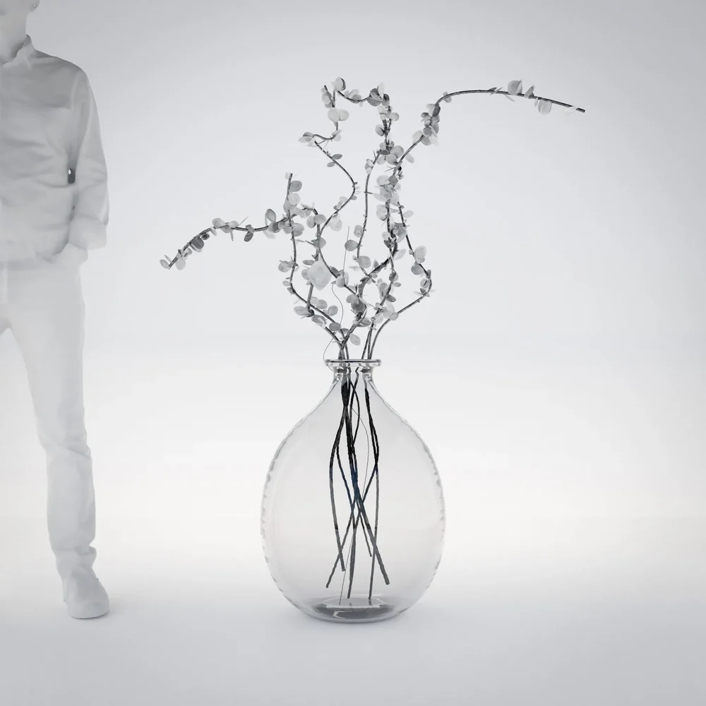 Big Deco Vase With Plant