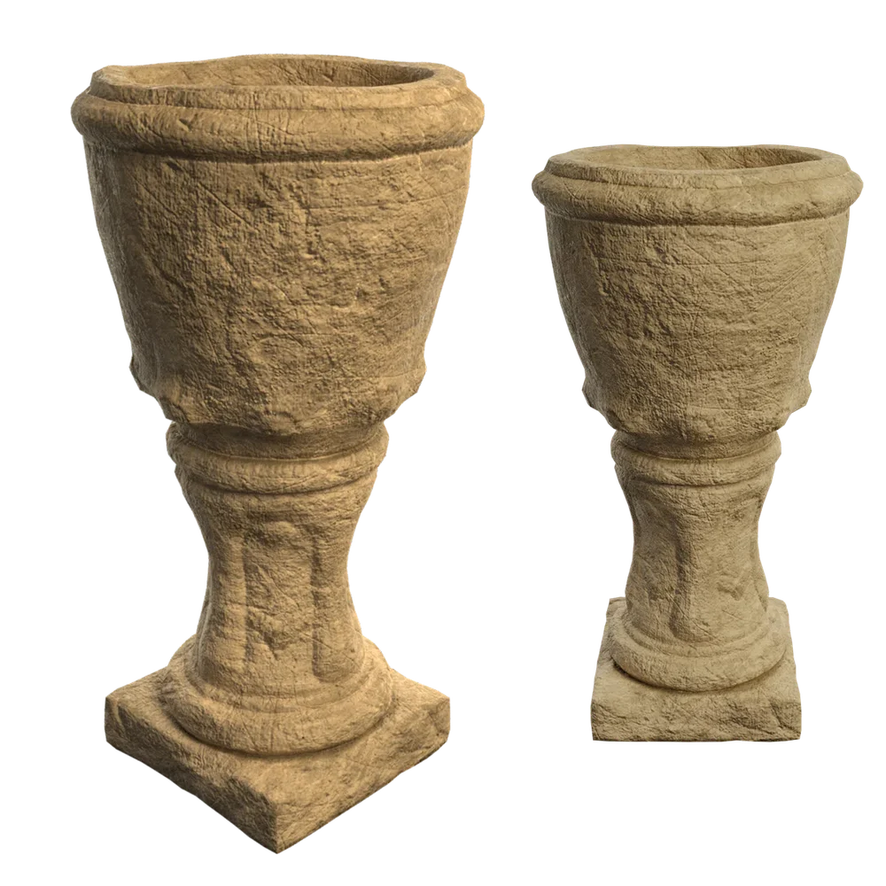 Old Greek Style Flower Pot