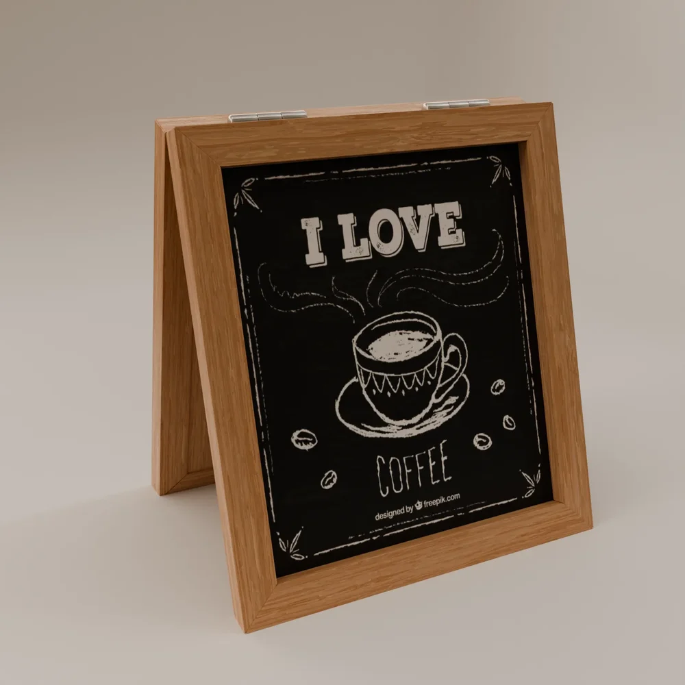 Blackboard, I Love Coffee