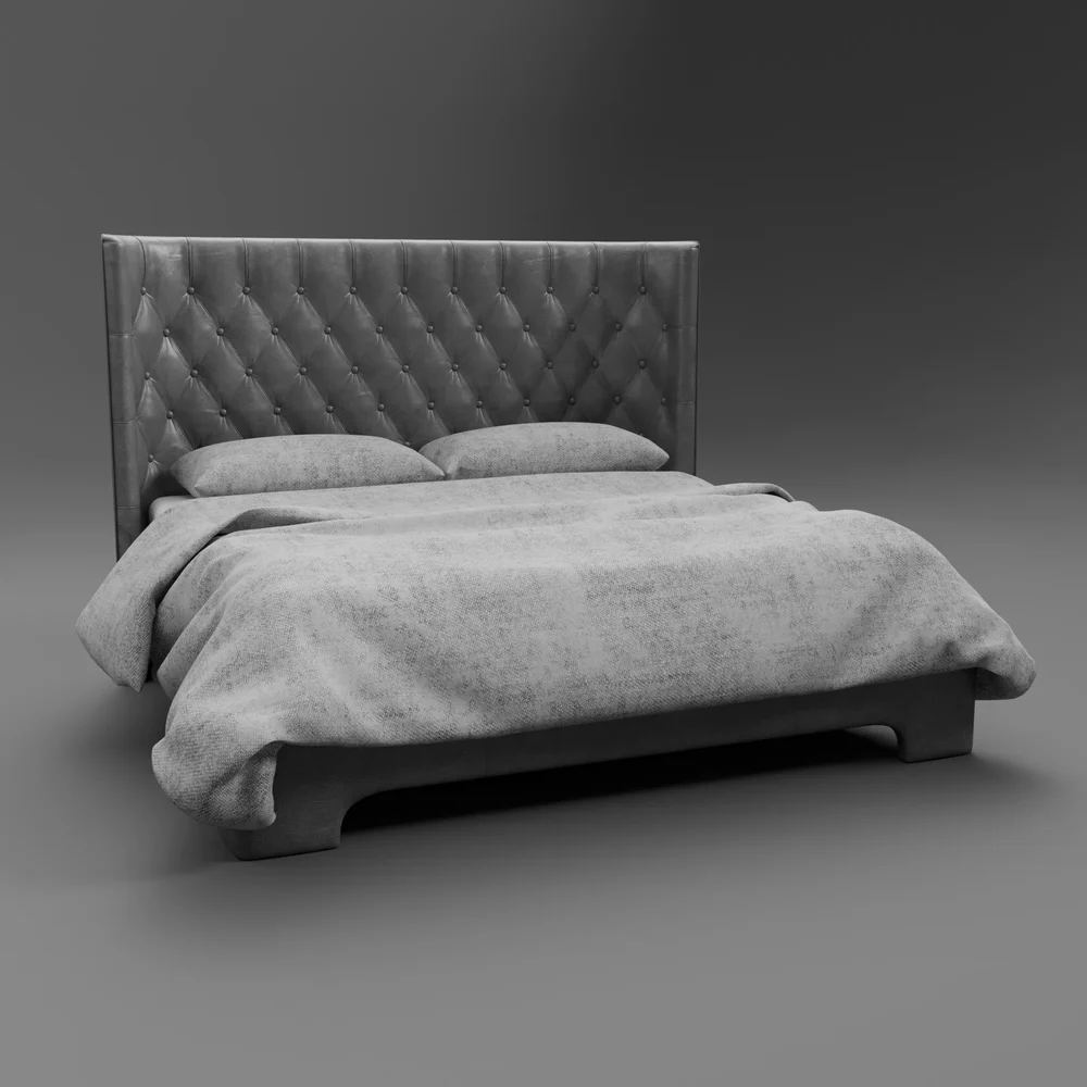 Atherton Leather Bed