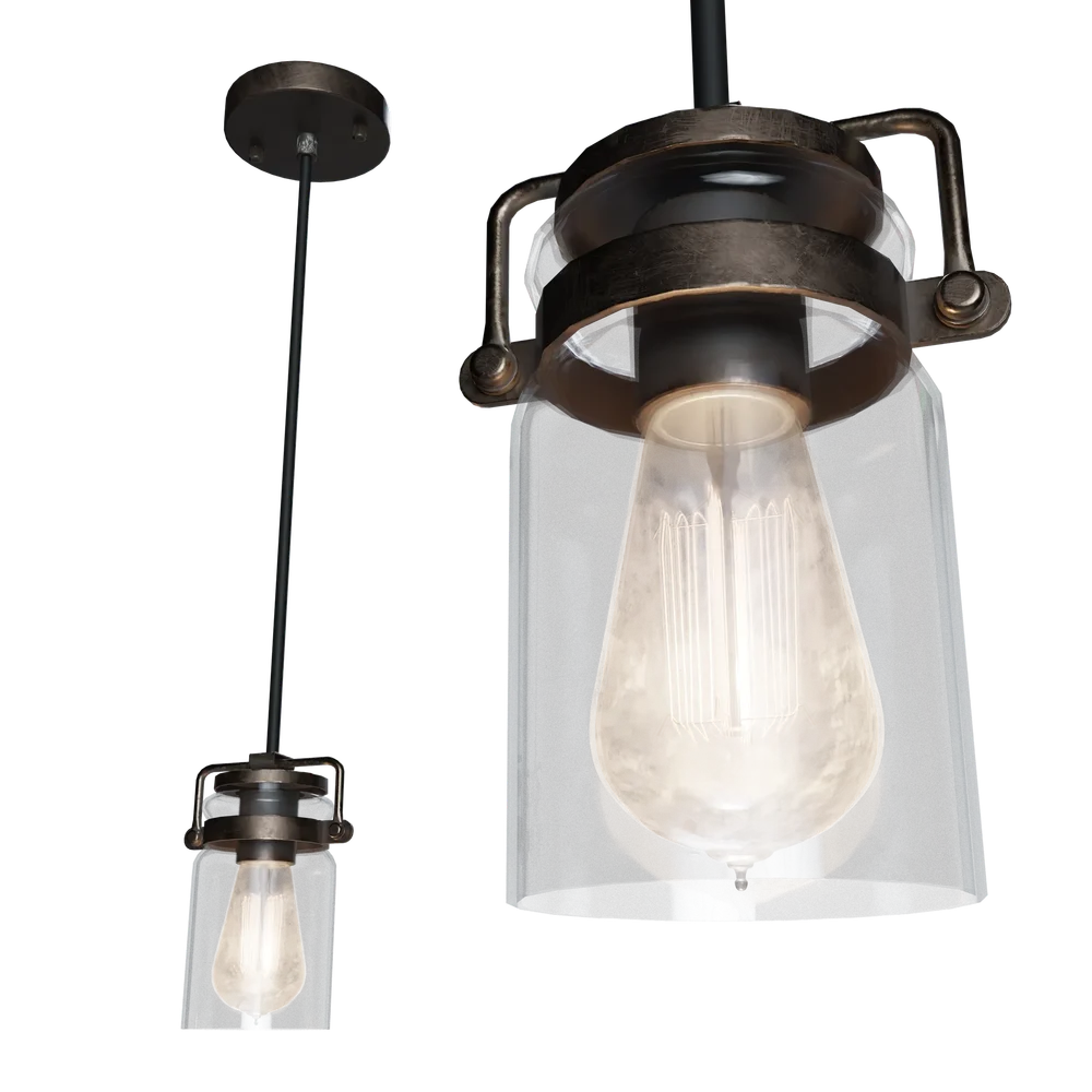 Antebellum 1 Light Mini Pendant Fixture