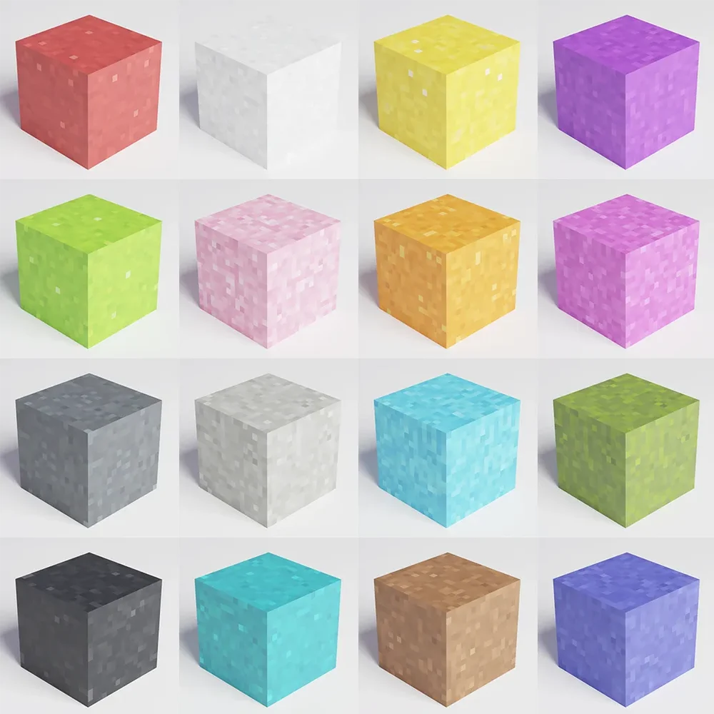 Minecraft Powdered Concrete