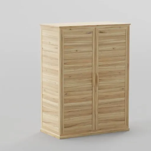 Wood Plank Wardrobe 120x60x160