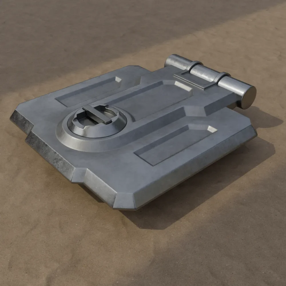 Sci-Fi Industrial Access Hatch