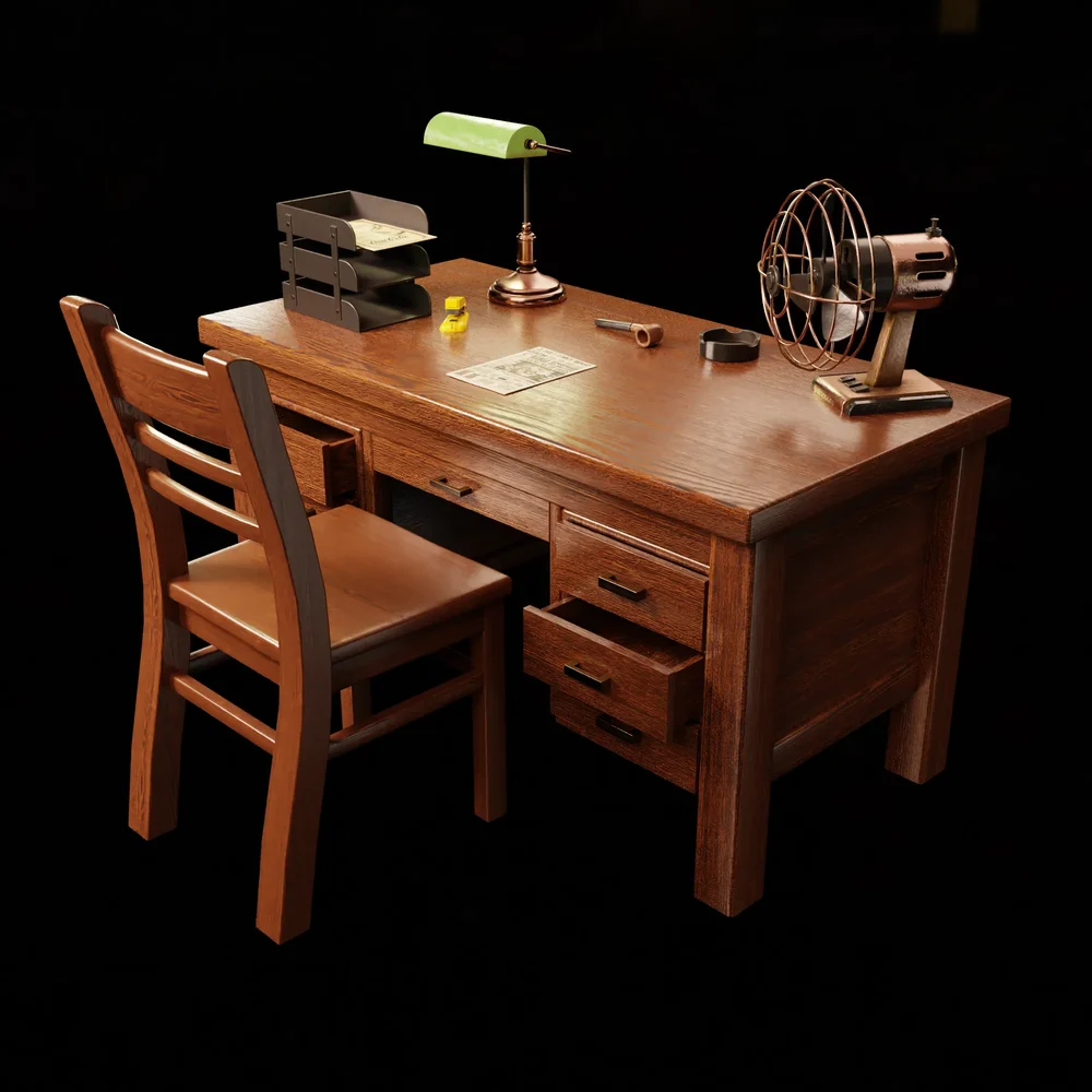 A Wooden Table