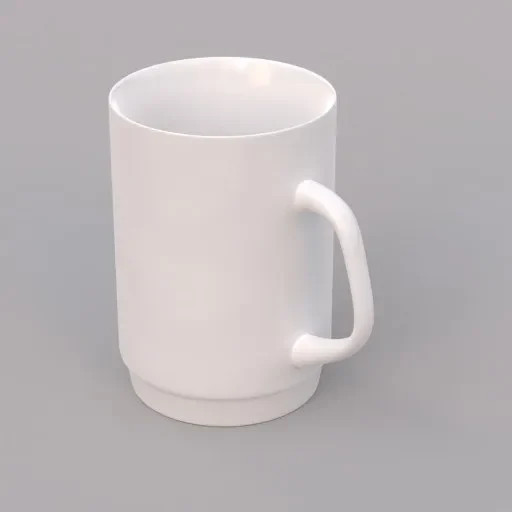 White Porcelain Mug