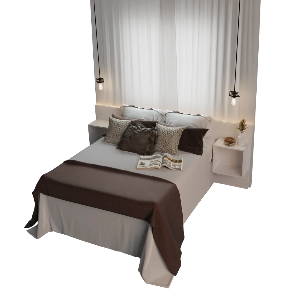 Bed With Panel