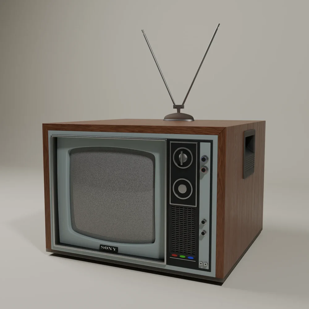Old Style Crt Tv