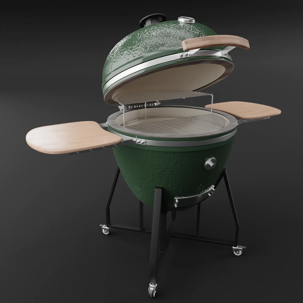 Green Kamado Grill