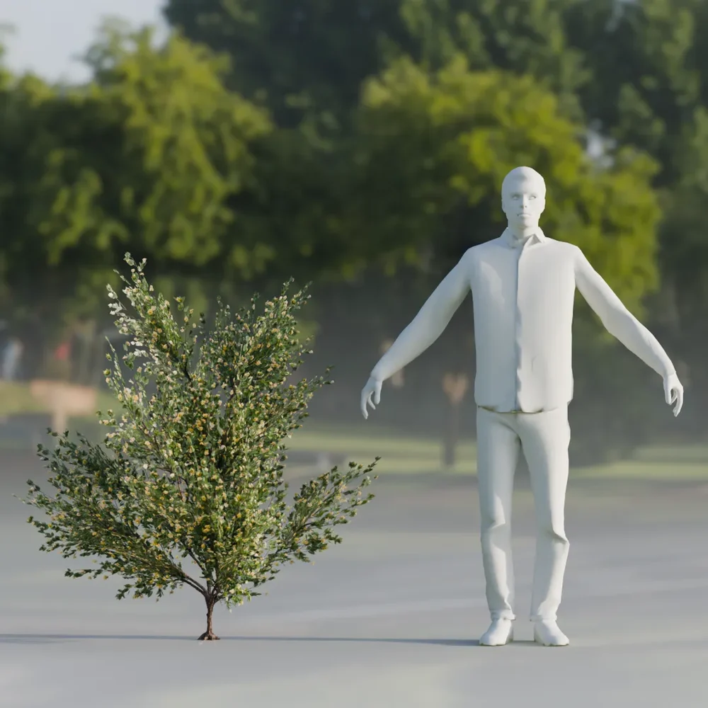 Shurb Flower Lowpoly Animated