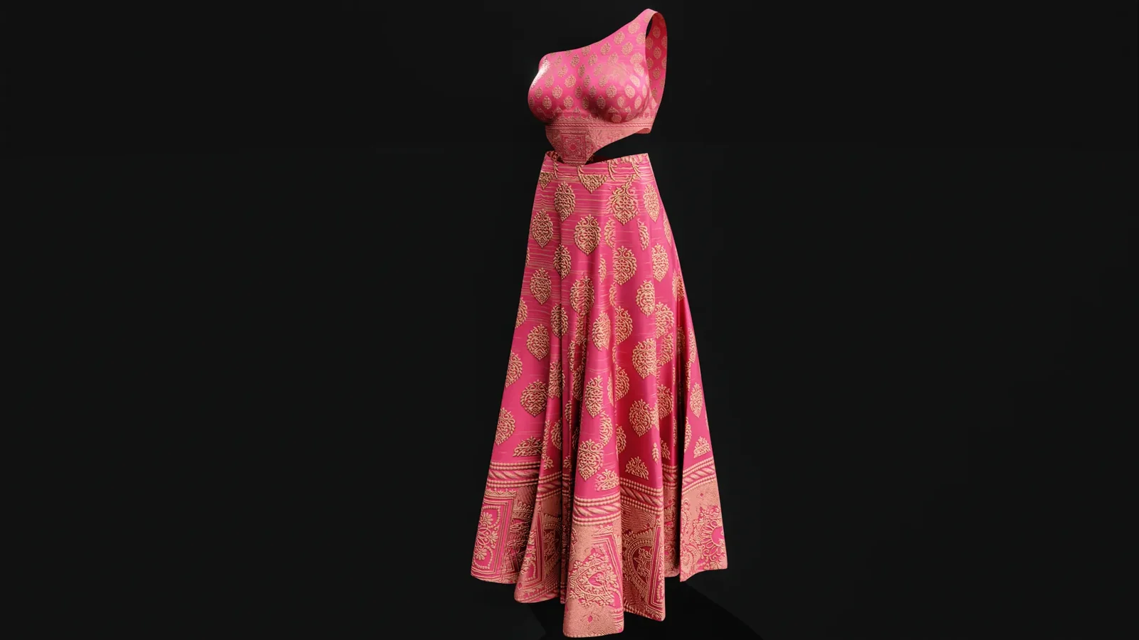 Optimized 3d Top And Skirt