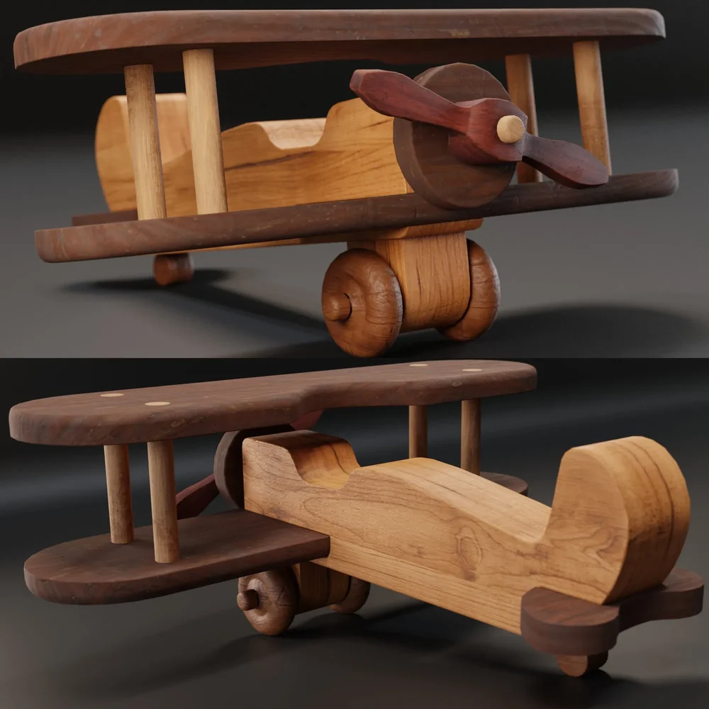 Airplane Toy - Biplane