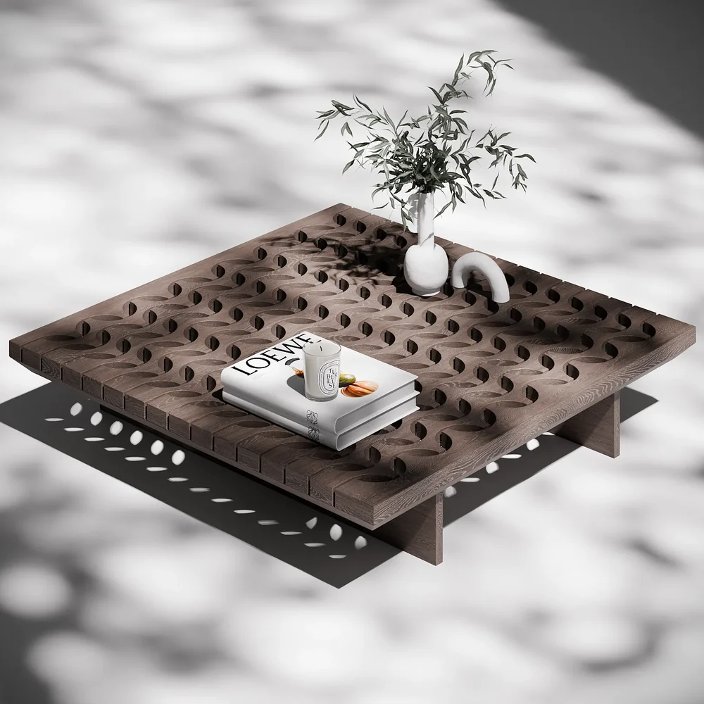 Quirky Center Table With Decoration Set
