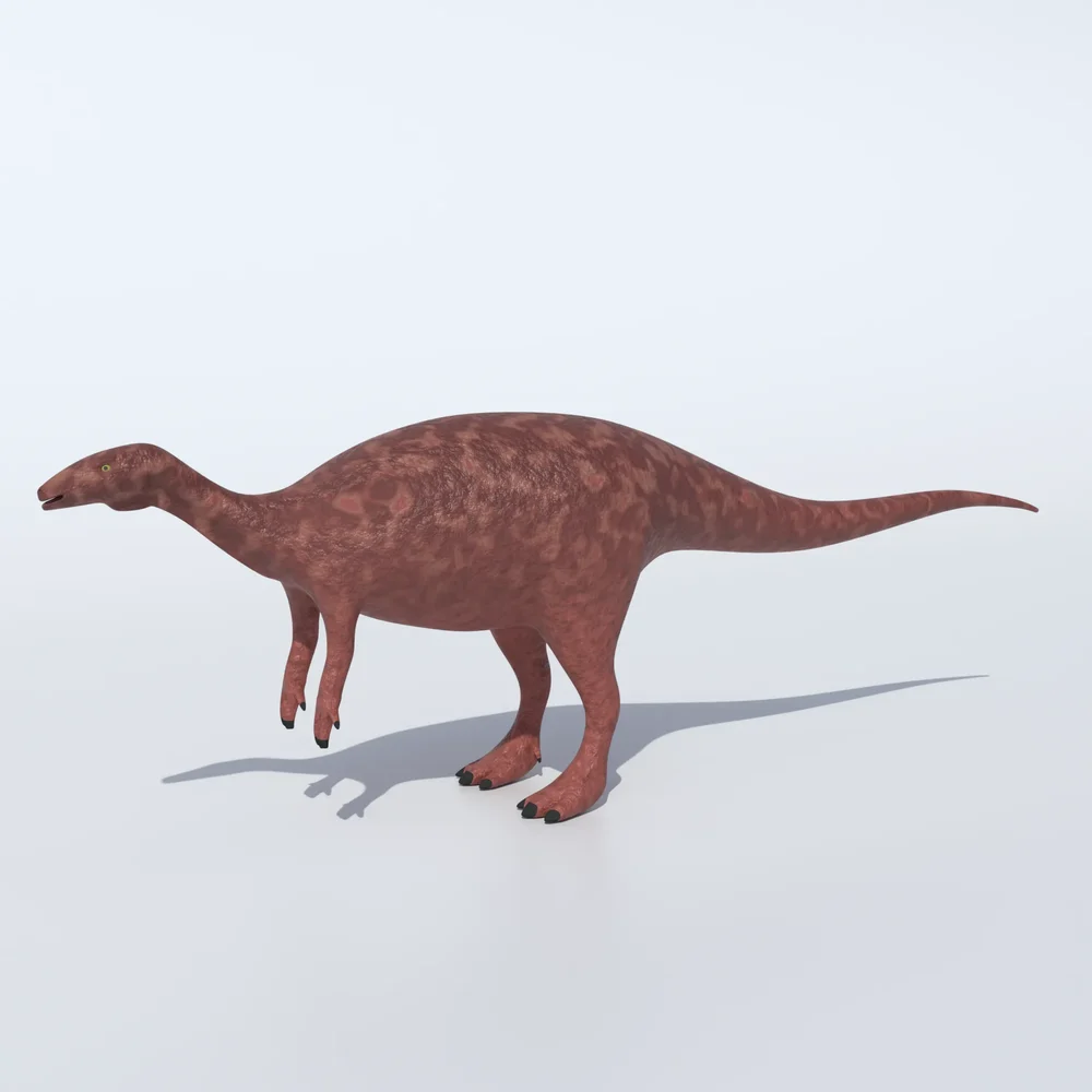 Cartoon Camptosaurus Dinosaur