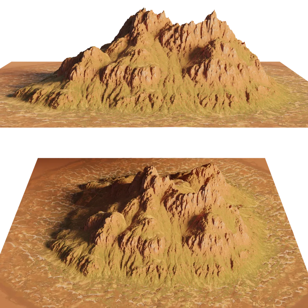 Dry Hills Island