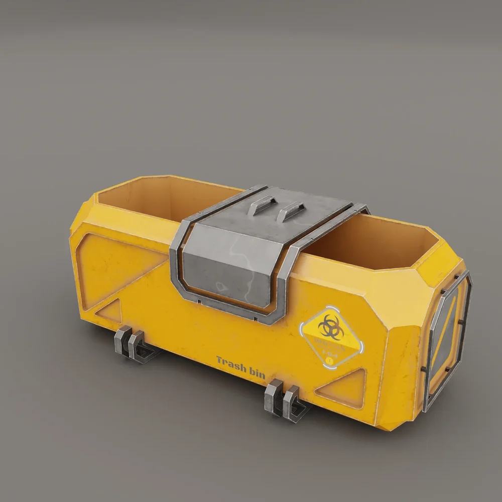 Sci-Fi Trash Bin
