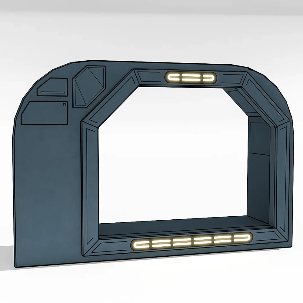 Wallframe Bedroom - Cartoon Style