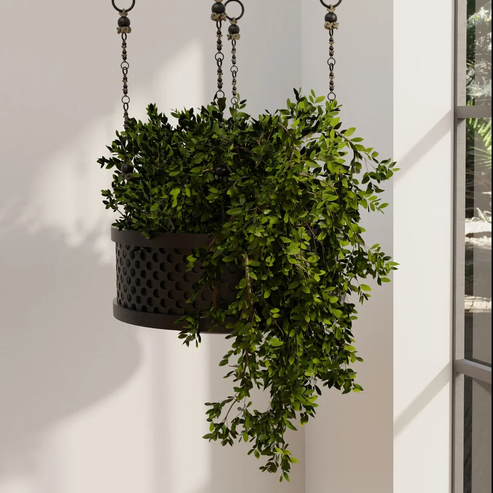 Cascading Green Hanging Planter