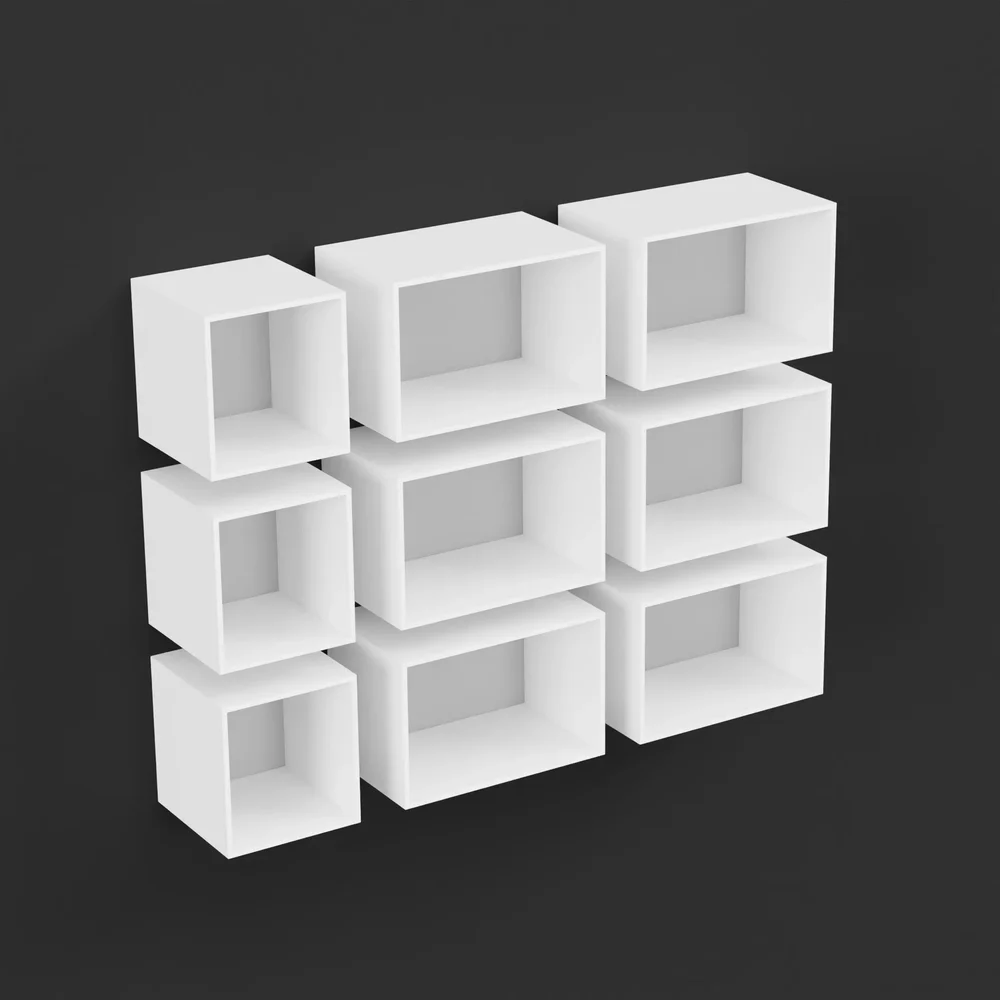 Wallshelf Set Modern