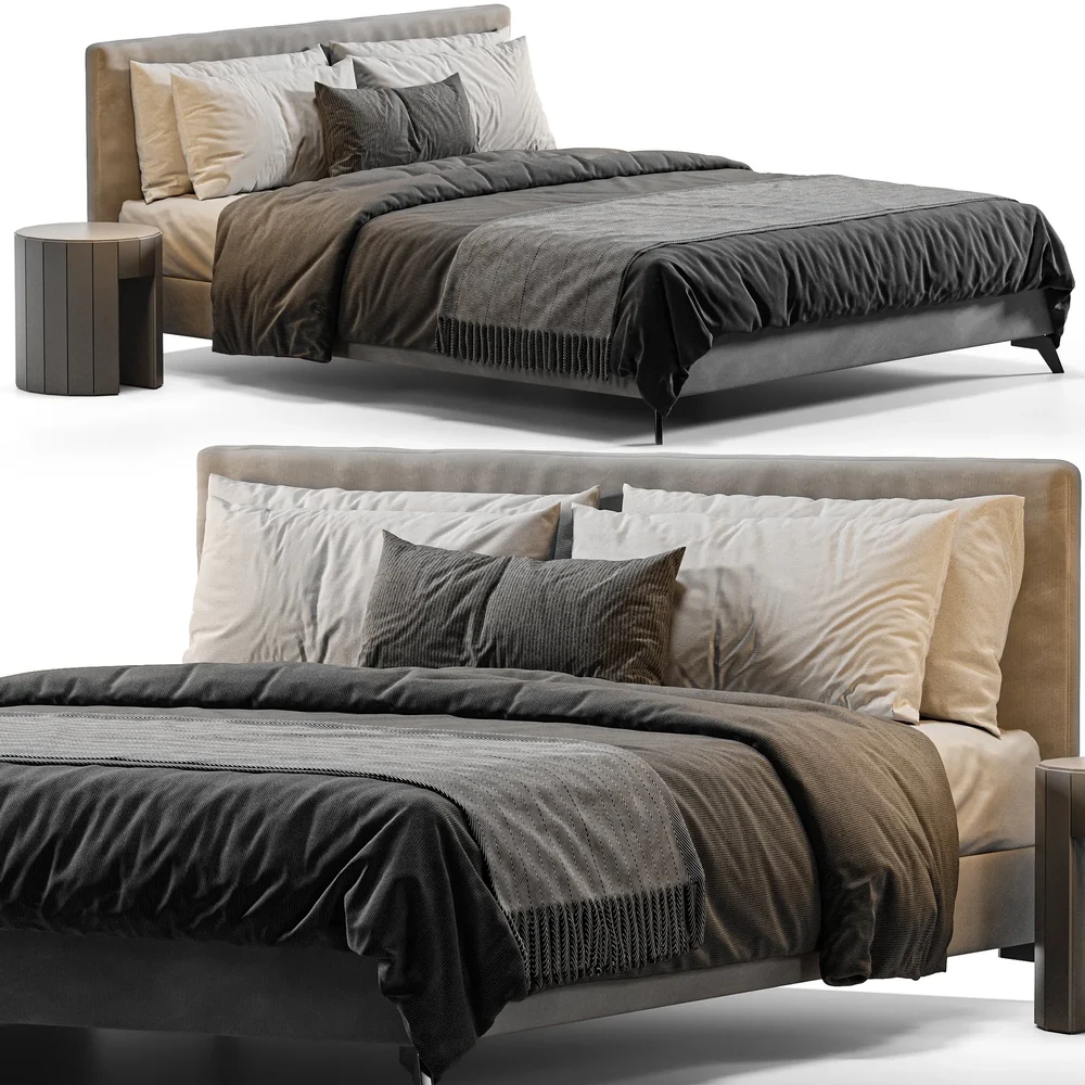 Bed Meridiani Stone Up