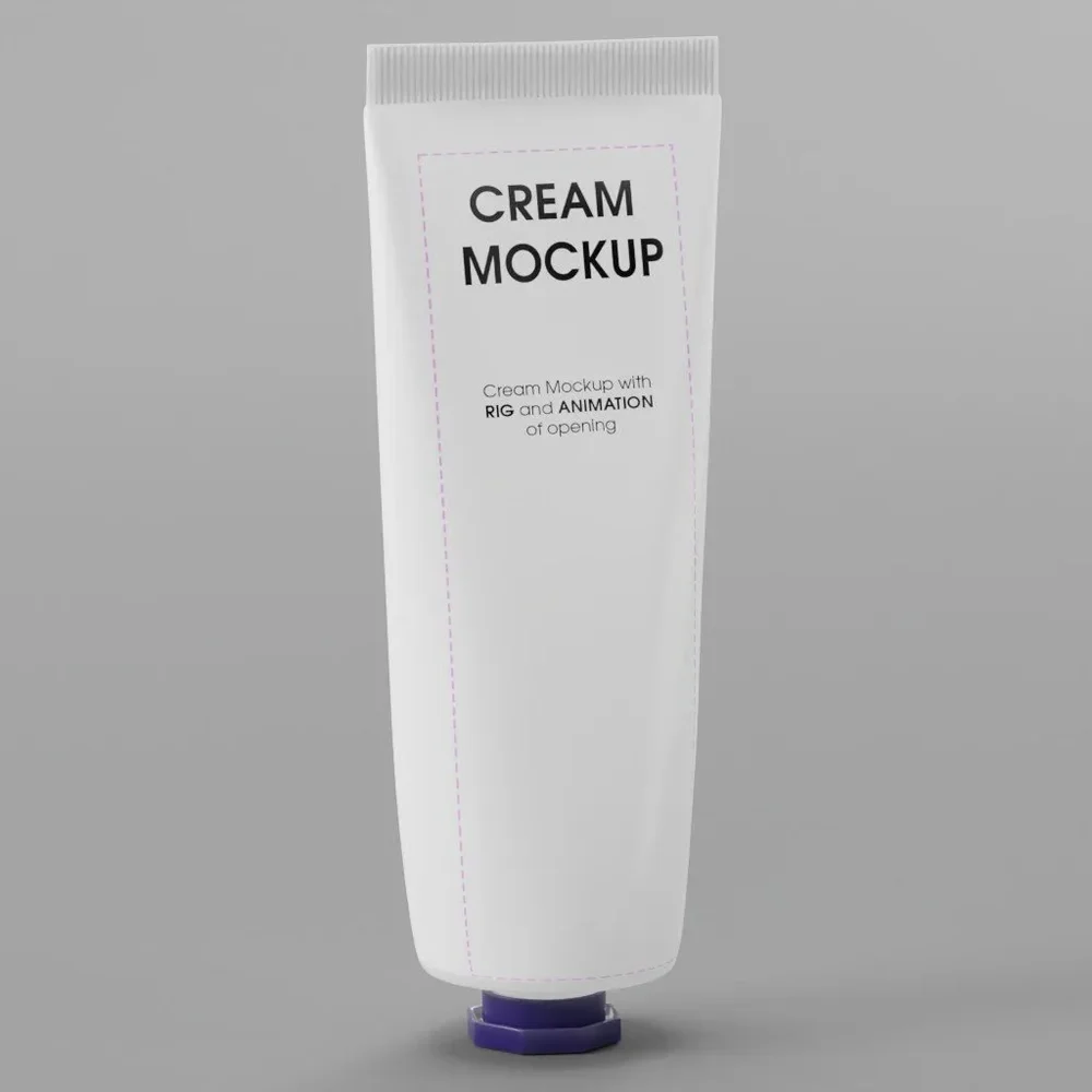Cream Tube Mockup