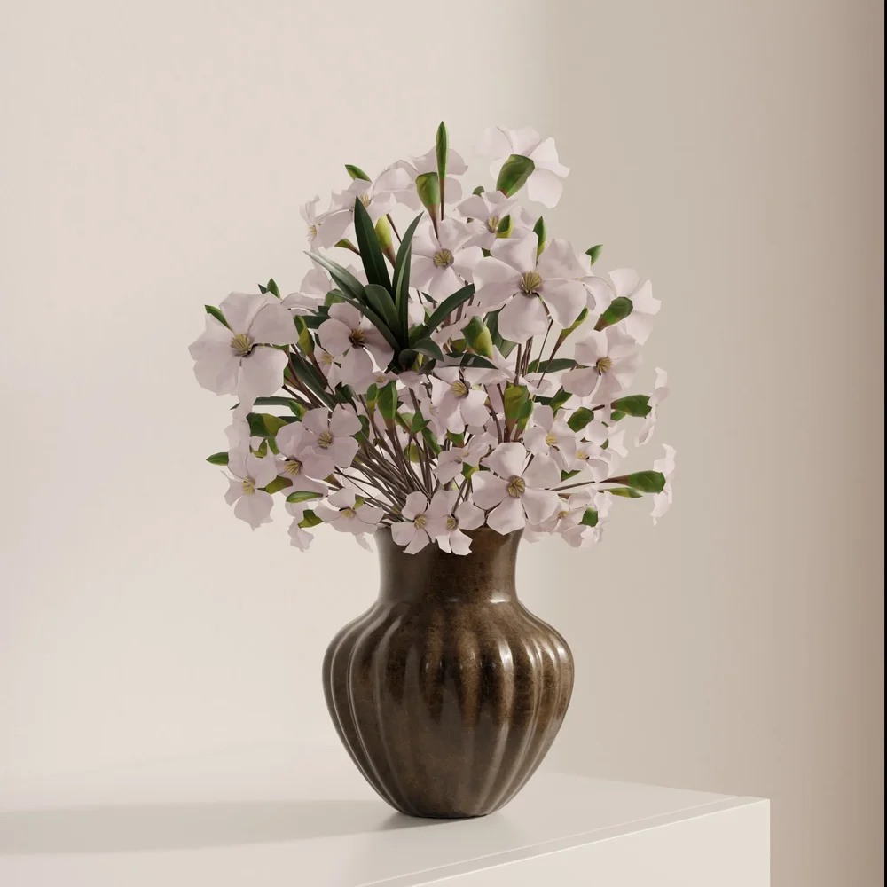 Soft Petal Harmony Vase