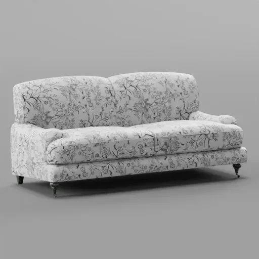 Fabric Floral Sofa